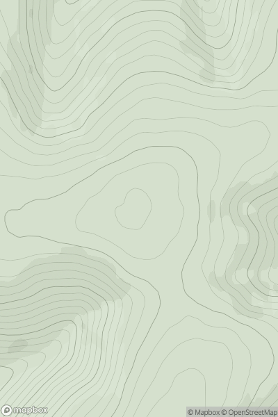 Thumbnail image for Black Cleuch Hill (Blackhouse Heights) showing contour plot for surrounding peak