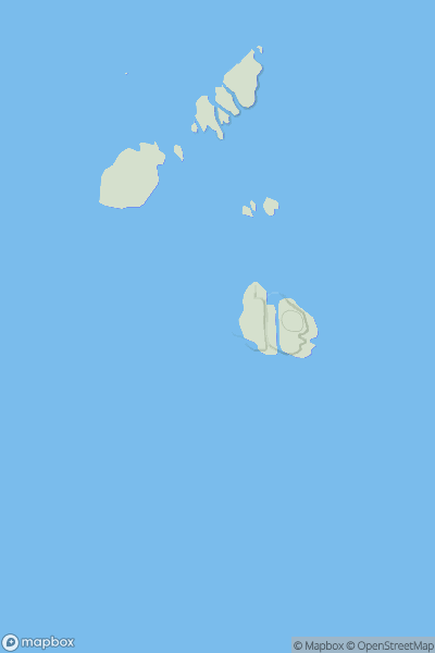 Thumbnail image for Gearran Island showing contour plot for surrounding peak
