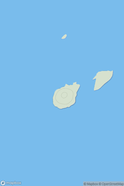 Thumbnail image for Creag Island showing contour plot for surrounding peak