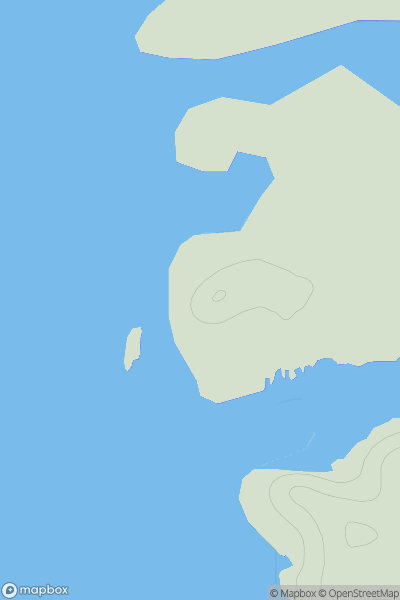 Thumbnail image for Dun Gallain showing contour plot for surrounding peak