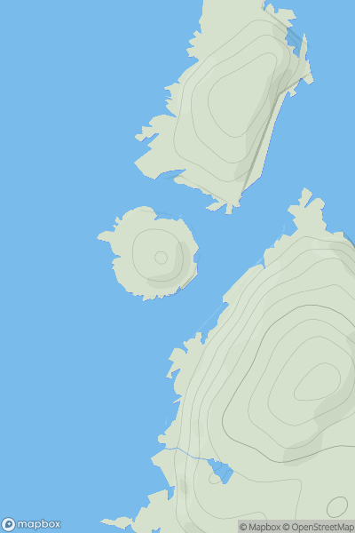 Thumbnail image for The Heag showing contour plot for surrounding peak