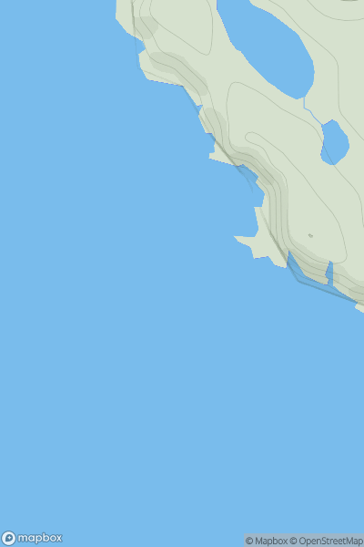 Thumbnail image for Burga Stacks North showing contour plot for surrounding peak