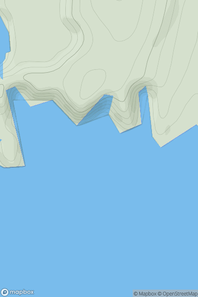 Thumbnail image for Erne's Stack East showing contour plot for surrounding peak