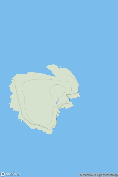 Thumbnail image for Gaisgeir showing contour plot for surrounding peak