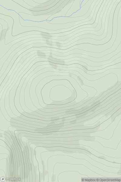Thumbnail image for Wind Fell showing contour plot for surrounding peak