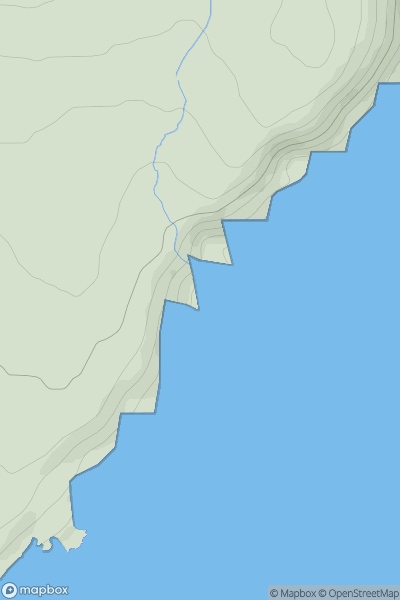 Thumbnail image for Cleit Bheag showing contour plot for surrounding peak