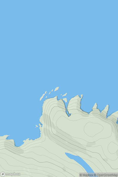 Thumbnail image for Floater Rock showing contour plot for surrounding peak
