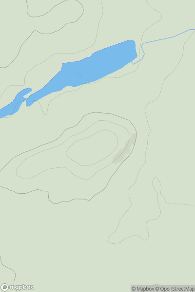 Thumbnail image for Honey Hills showing contour plot for surrounding peak