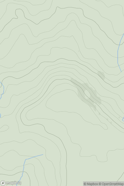 Thumbnail image for Wellington Hill showing contour plot for surrounding peak
