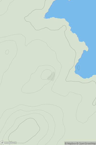 Thumbnail image for Dunwan Hill showing contour plot for surrounding peak