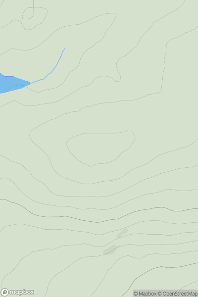 Thumbnail image for Braes of Fowlis showing contour plot for surrounding peak