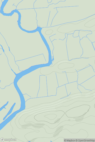 Thumbnail image for Ynys Glog showing contour plot for surrounding peak