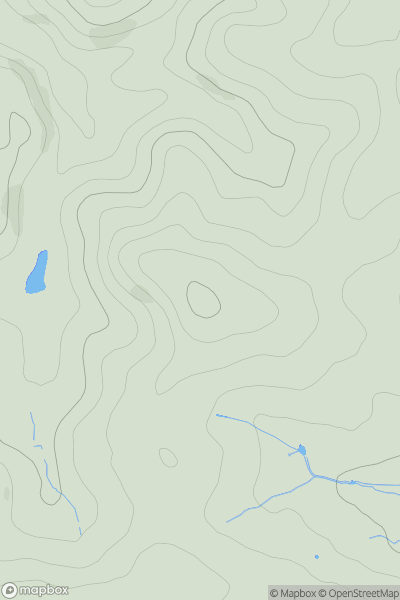 Thumbnail image for Blue Mountain showing contour plot for surrounding peak