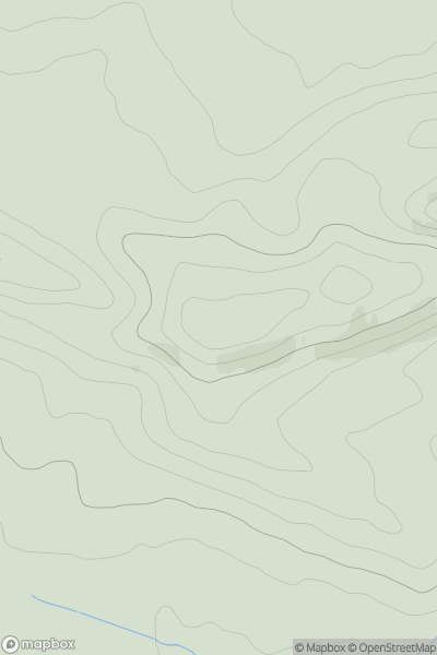 Thumbnail image for Knoyle Hill showing contour plot for surrounding peak