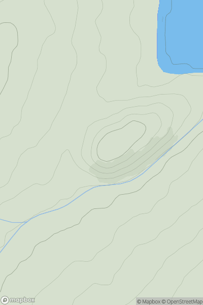 Thumbnail image for Meltham Cop showing contour plot for surrounding peak