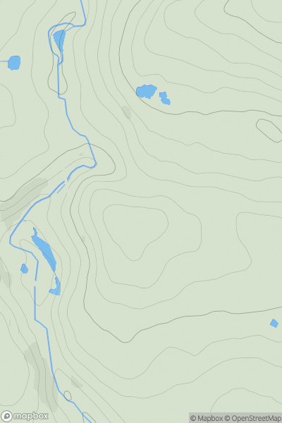 Thumbnail image for Gandy Brow showing contour plot for surrounding peak