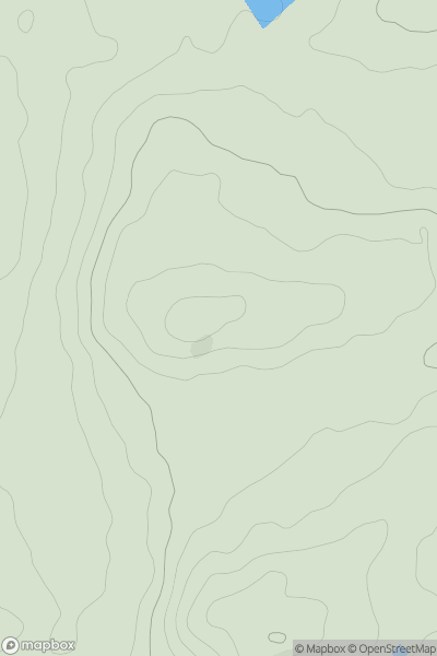 Thumbnail image for Coed Darcy showing contour plot for surrounding peak