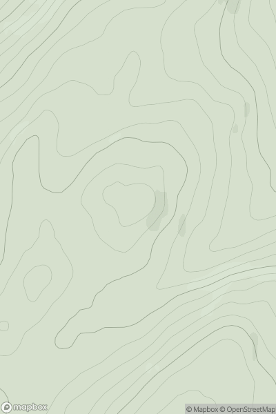 Thumbnail image for Creagan a' Bhruic showing contour plot for surrounding peak