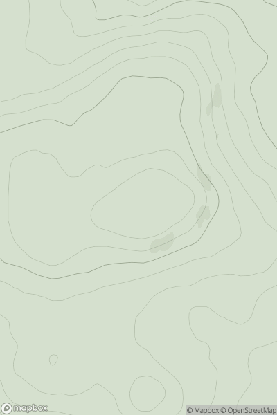 Thumbnail image for Stot Hill showing contour plot for surrounding peak