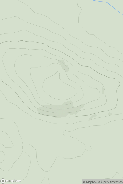 Thumbnail image for Hill of Beltie showing contour plot for surrounding peak
