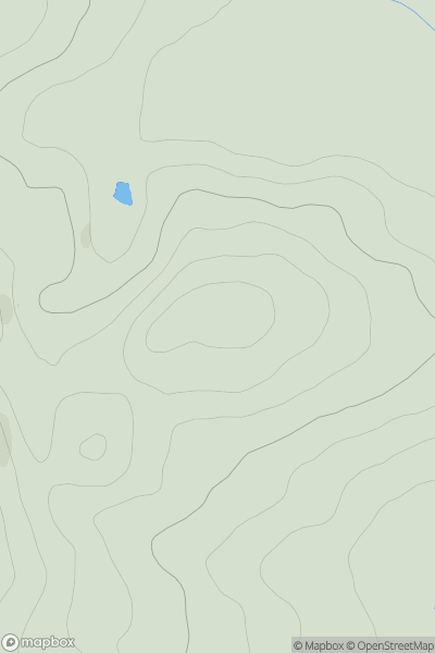 Thumbnail image for Footie Hill showing contour plot for surrounding peak