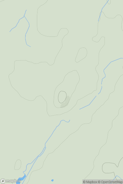 Thumbnail image for Clitheroe Castle Hill showing contour plot for surrounding peak