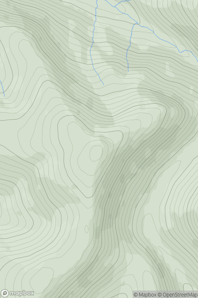 Thumbnail image for Croft Head showing contour plot for surrounding peak