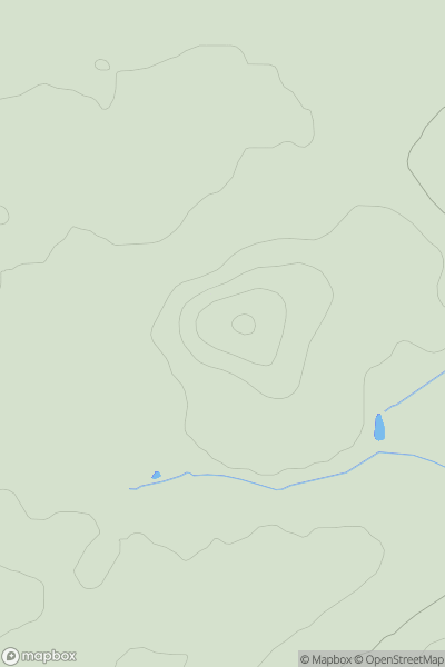 Thumbnail image for Seafield Law showing contour plot for surrounding peak