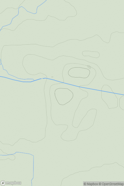 Thumbnail image for Philpstoun Bing South showing contour plot for surrounding peak