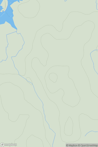 Thumbnail image for Creag nan Clamhan showing contour plot for surrounding peak
