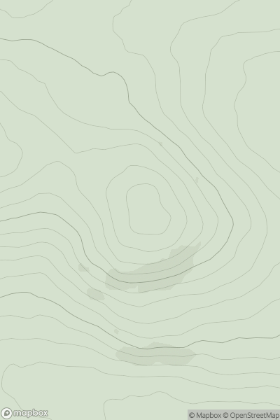 Thumbnail image for Muil Hill showing contour plot for surrounding peak