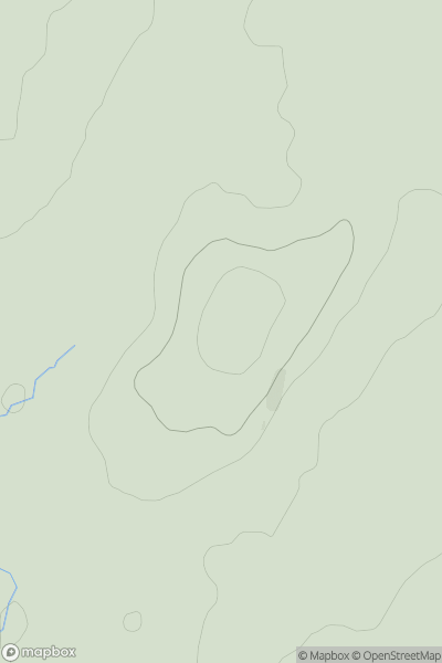 Thumbnail image for Drumpail Fell showing contour plot for surrounding peak