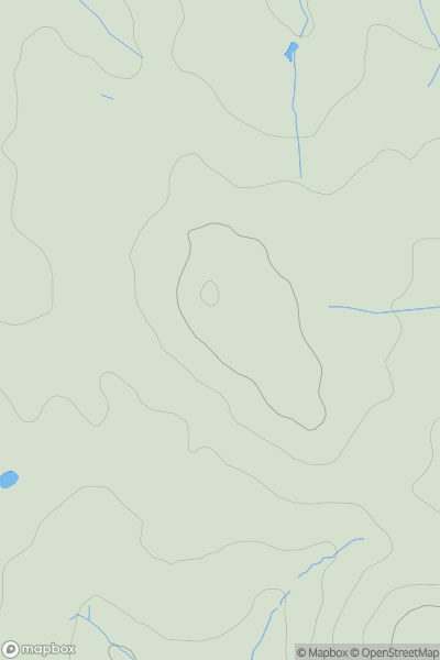 Thumbnail image for Newtonwood Lane showing contour plot for surrounding peak