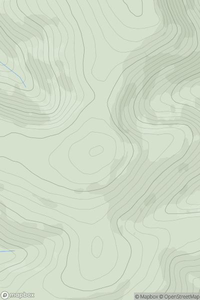 Thumbnail image for Coomb Dod showing contour plot for surrounding peak