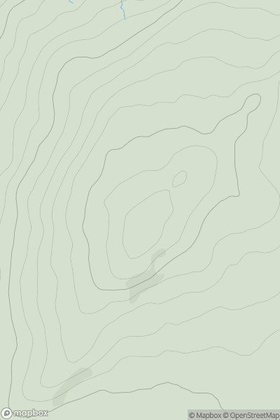 Thumbnail image for Old Man of Mow showing contour plot for surrounding peak