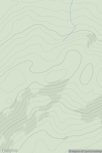 Thumbnail image for Waterhead showing contour plot for surrounding peak