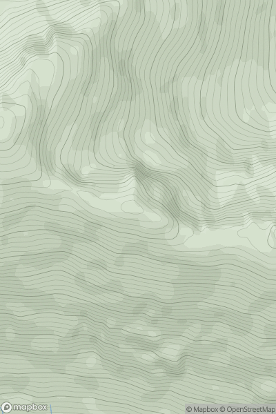 Thumbnail image for Maol Chinn-dearg East Top showing contour plot for surrounding peak