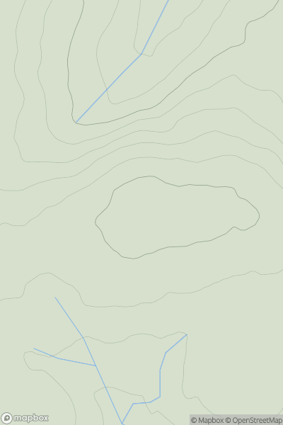 Thumbnail image for Collin Hags showing contour plot for surrounding peak