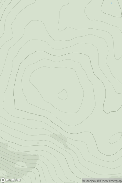 Thumbnail image for Todholes Hill showing contour plot for surrounding peak