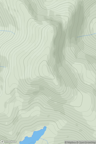 Thumbnail image for Stuc a' Chroin showing contour plot for surrounding peak