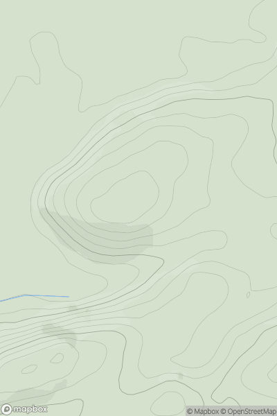 Thumbnail image for Cowden Wood showing contour plot for surrounding peak