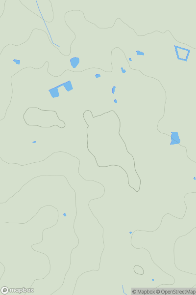 Thumbnail image for Lambourne Hill showing contour plot for surrounding peak