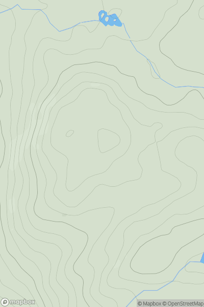 Thumbnail image for Hart Howe showing contour plot for surrounding peak