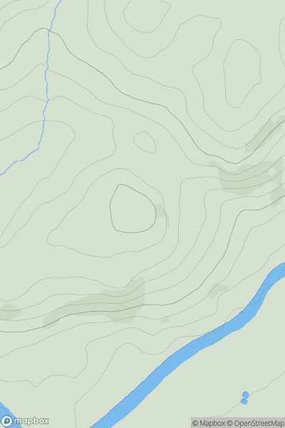 Thumbnail image for Halton Hill showing contour plot for surrounding peak