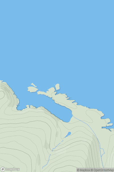Thumbnail image for Burrow Nose showing contour plot for surrounding peak