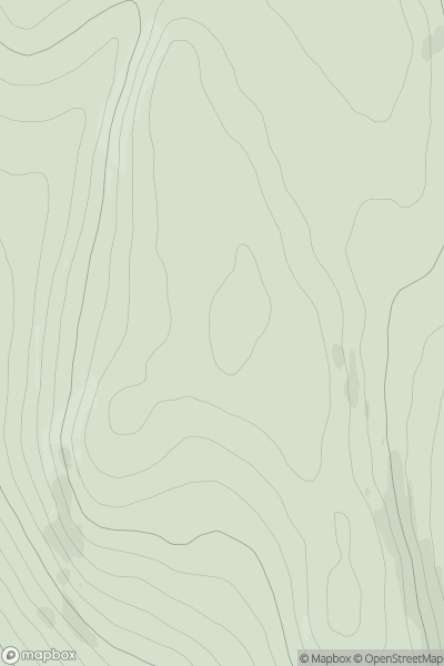 Thumbnail image for Glecknabae Hill showing contour plot for surrounding peak