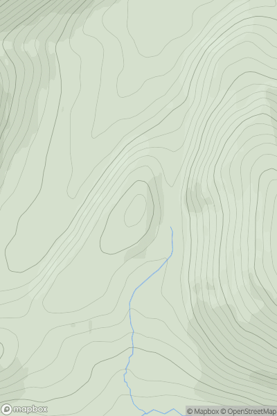 Thumbnail image for Hartleap Knowe showing contour plot for surrounding peak