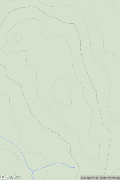 Thumbnail image for Wharrels Hill showing contour plot for surrounding peak