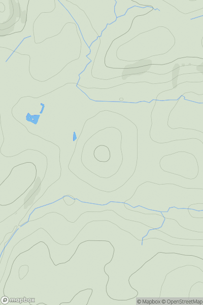 Thumbnail image for Three Mile Hill showing contour plot for surrounding peak