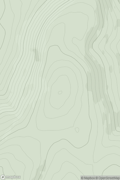 Thumbnail image for Wigg Knowe showing contour plot for surrounding peak